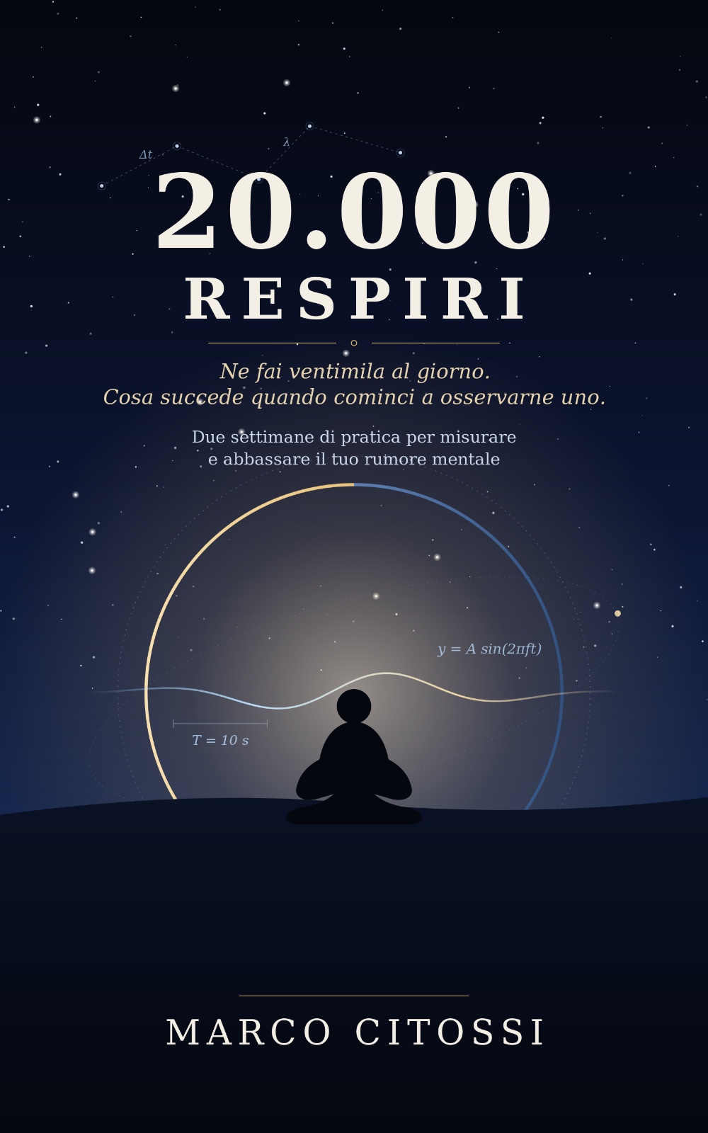 20.000 respiri di Marco Citossi, libro con esercizi di respirazione per ansia e stress