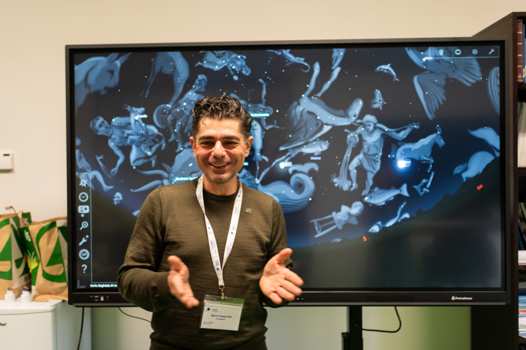 Marco Citossi, ricercatore all'INAF – Osservatorio Astronomico di Trieste